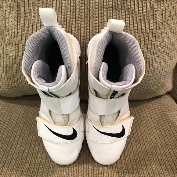 Nike Force FastFlex White Velcro Sports Cleat Size 6 - Picture 12 of 15